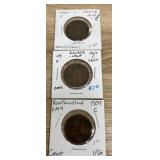 Newfoundland coins 1907/1909