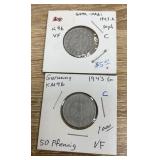 German swastika coins