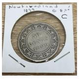 1899 Newfoundland 50 cent coin