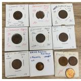 French, German coins