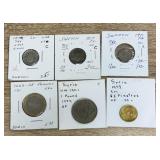 Sweden, Syria coins