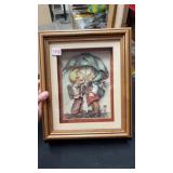 Framed Hummel picture