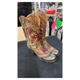 Cowboy boot planter