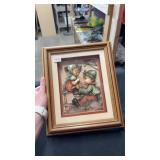 Framed Hummel art