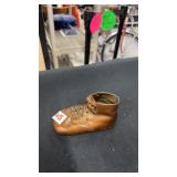 Bronze dipped baby shoe