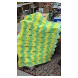 Crocheted blanket