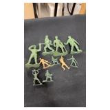 Plastic army figures