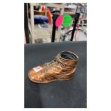Bronze dipped baby shoe