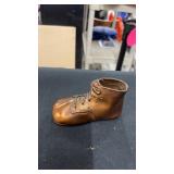 Bronze dipped baby shoe