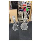 Crystal decanters