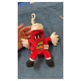 Jelly belly plush keychain