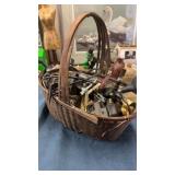 Basket of fishing reels