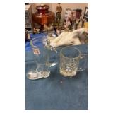 Glass mugs