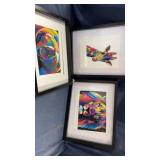 Framed animal prints