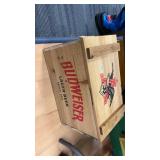 Budweiser wooden drink cooler