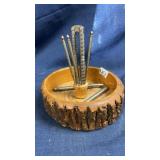 Nut crackers and bowl