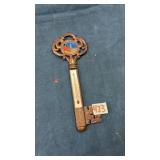 Copper key thermometer