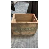 Canada Dry pop crate