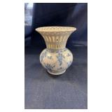 Rose Brocade fine porcelain vase
