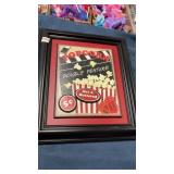 Popcorn framed art