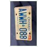 Ontario license plate