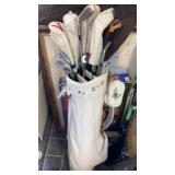 Bag of golf clubs