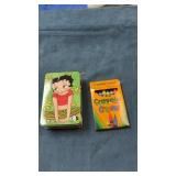 Betty boop tin & crayons