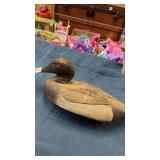 Wooden duck decoy