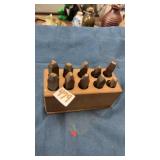 Vintage steel number stamps