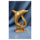 Wooden dolphins