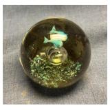 Glass paperweight