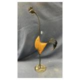 2 ft tall wood / metal chicken decor