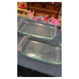 Pyrex baking dishes