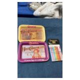 Carnation trays and misc