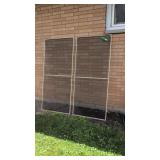 2 Screen door screens