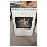 Claude gozlan framed poster