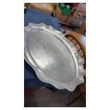 Large pewter  platter