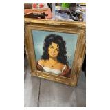 Framed painting