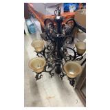 Large elaborate chandelier