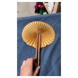 Vintage wooden fan