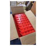 8 storage bins/ mounting rails