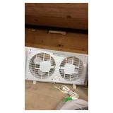 Window double fan