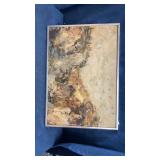 Framed acrylic painting by Walter Turnbull