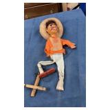 Vintage Mexican marionette puppet