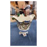 Vi rage hand painted planter