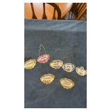 Hand painted decanter labels