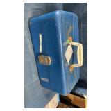 Vintage union steel tackle box with contents