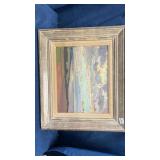 Framed painting signed D. McCarthy