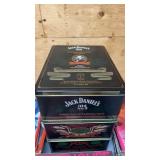 Jack Danielï¿½s whiskey glasses in tins