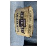 Chevrolet metal bucket